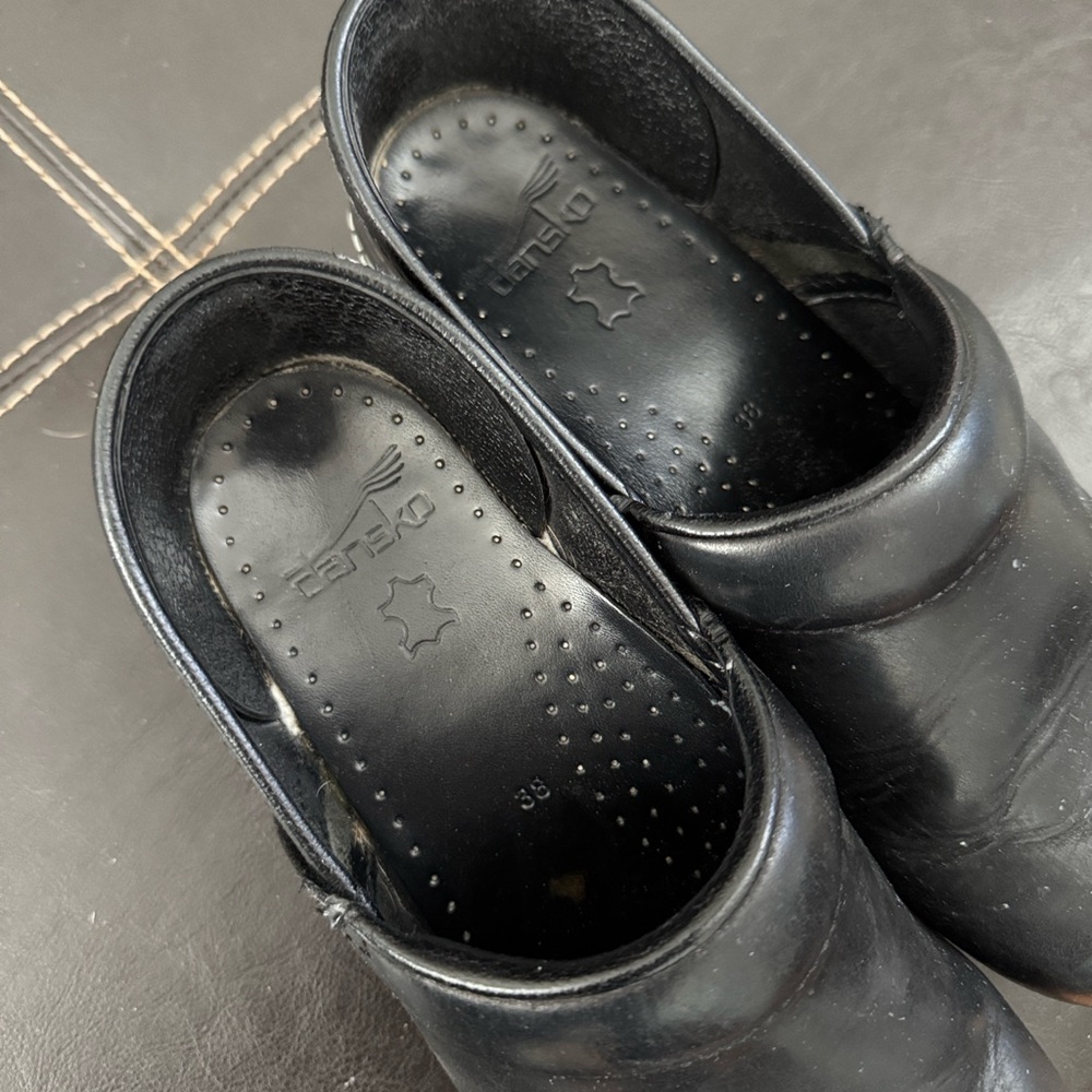 Dansko Black Platform Clogs - image 2